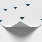 Sharks-aandacht! verpakkingspapier cadeaupapier (Hoek)