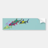 Sharks Bumpersticker (Voorkant)