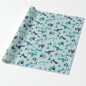 Sharks Cadeaupapier (Uitgerold)
