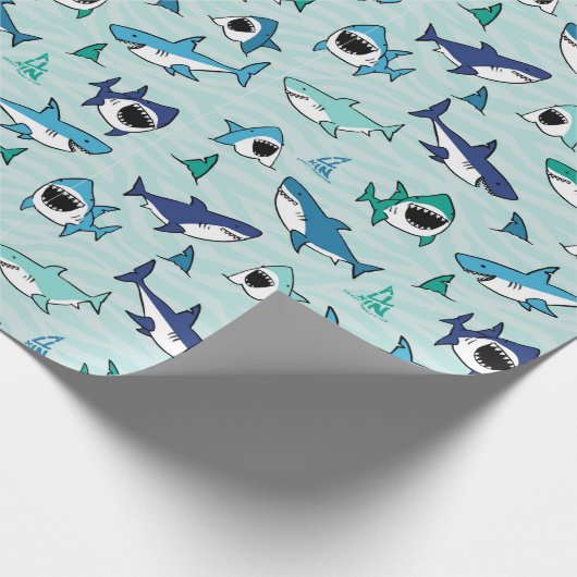 Sharks Cadeaupapier (Hoek)