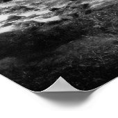 Sharks Cove, Oahu B&W Poster (Hoek)