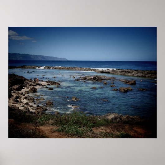 Sharks Cove, Oahu Poster (Voorkant)