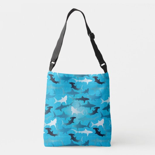SHARKS! CROSSBODY TAS (Achterkant)