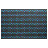 Sharks Cute Silhouette Blue Black Stof (Yard (91,4 cm))