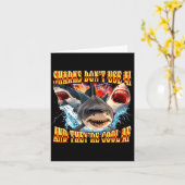 Sharks Don't Use Ai And They're Cool Af  Kaart (Gele Bloem)