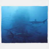 SHARKS FLEECE DEKEN (Voorkant (Horizontaal))
