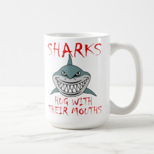Sharks Hug met Mouths Funny Mug Koffiemok