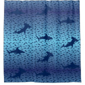 Sharks Jaws en Hammerhead Douchegordijn (Voorkant)