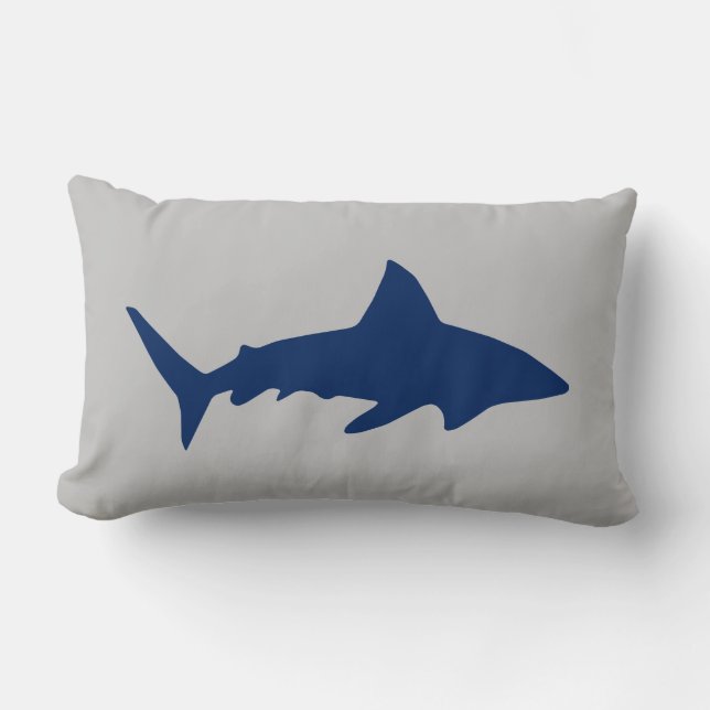 Sharks Lumbar Pillow Kussen (Voorkant)
