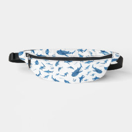 Sharks & Manta Rays|Ocean Art Design Heuptasje
