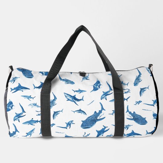 Sharks & Manta Rays|Ocean Art Design Plunjezak (Achterkant)