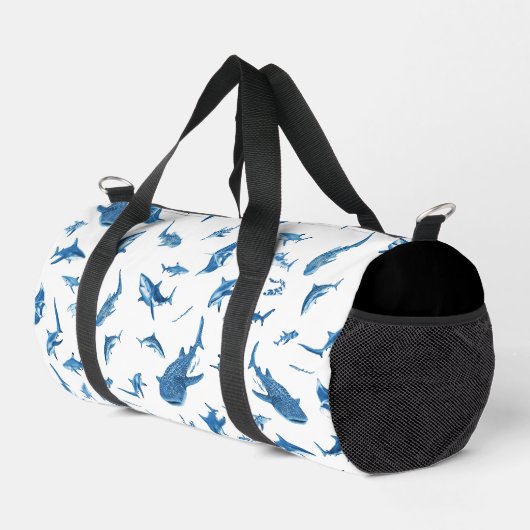 Sharks & Manta Rays｜Ocean Art Design Plunjezak (Rechterhoek)