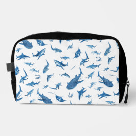 Sharks & Manta Rays|Ocean Art Design Toilettasje