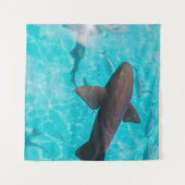 SHARKS ON BODY OF WATER WANDKLEED (Voorkant (horizontaal))