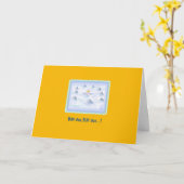 Sharks! op Mango There for You Greeting Kaart (Gele Bloem)