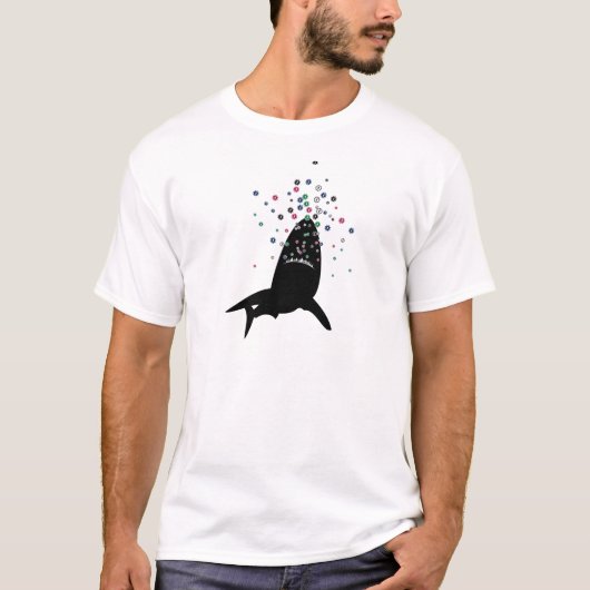 Sharks+pecezoides T-shirt (Voorkant)