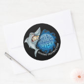Shark's Point Ronde Sticker (Envelop)