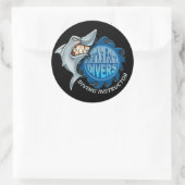 Shark's Point Ronde Sticker (Tas)