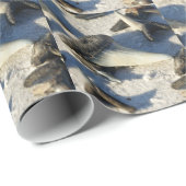 Sharks Teeth van Jax Beach Cadeaupapier (Rol Hoek)