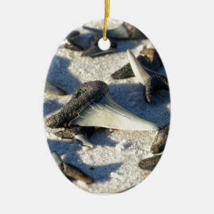Sharks Teeth van Jax Beach Keramisch Ornament