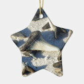 Sharks Teeth van Jax Beach Keramisch Ornament (Links)