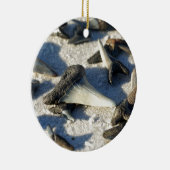 Sharks Teeth van Jax Beach Keramisch Ornament (Rechts)