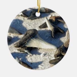 Sharks Teeth van Jax Beach Keramisch Ornament