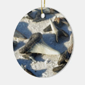 Sharks Teeth van Jax Beach Keramisch Ornament (Links)