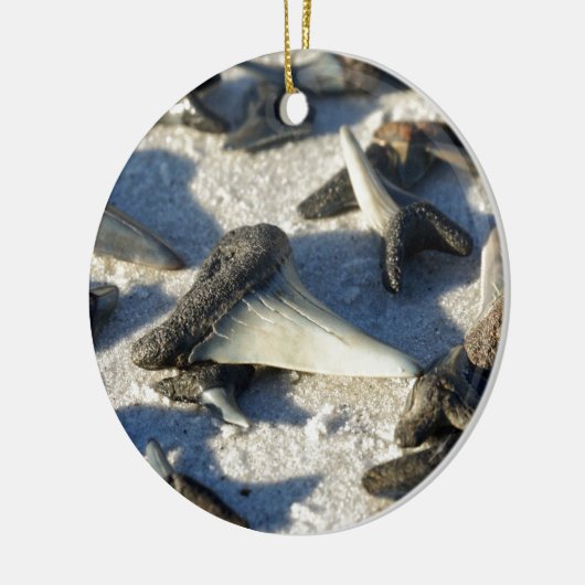 Sharks Teeth van Jax Beach Keramisch Ornament (Links)