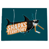 Sharks Territory - Grote Gift Bag Groot Cadeauzakje (Voorkant)