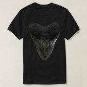 Sharks Tooth Megalodon Fossil T-shirt (Design voorkant)