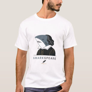 Sharkspear Grappige Shakespeare Haaien Grap T-shirt