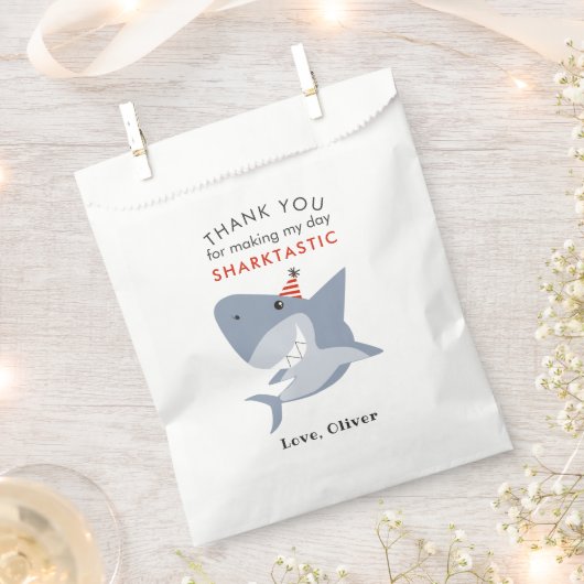 Sharktastic Verjaardag Dank u Bedankzakje (Geknipt)