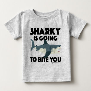 Sharky gaat bijten je ontwerp - Baby Fine Jer