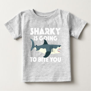 Sharky gaat bijten je ontwerp - Baby Fine Jer