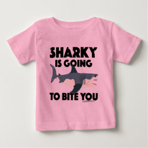 Sharky gaat bijten je ontwerp - Baby Fine Jer