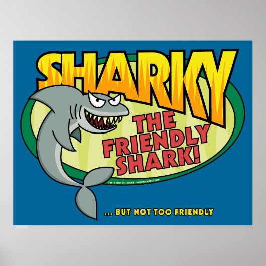 Sharky Poster (Voorkant)