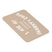 SHARKY's CAFE Memorial Magnet Magneet (Rechterzijde)