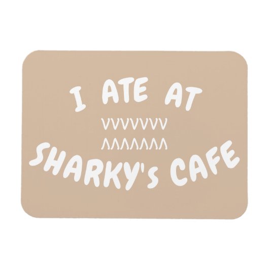 SHARKY's CAFE Memorial Magnet Magneet (Horizontaal)