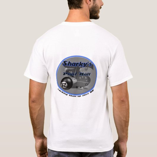 Sharky's Pool Hall T-shirt (Achterkant)