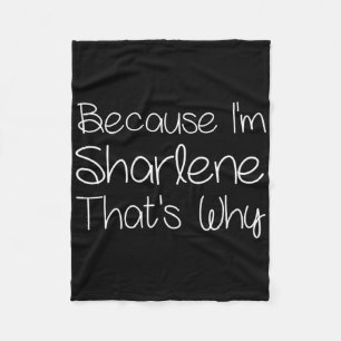 Sharlene Grappige Gepersonaliseerde Verjaardag Vro Fleece Deken