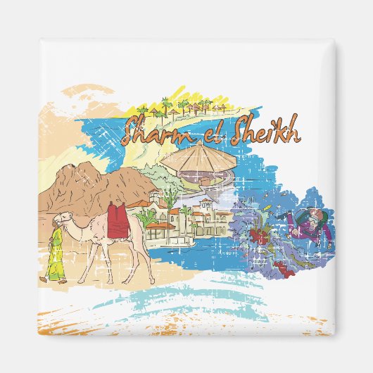 Sharm el Seikh Magneet (Voorkant)