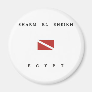 Sharm el Sheik Egypt Scuba Dive Flag Magneet