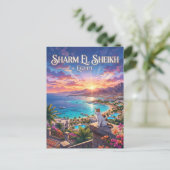 Sharm El Sheikh Egypte Briefkaart (Staand voorkant)