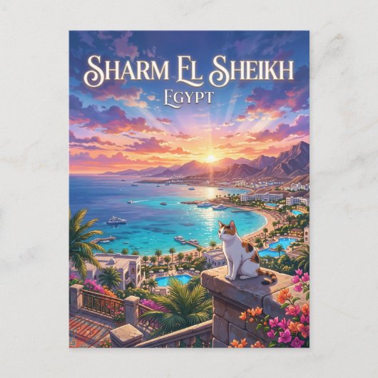 Sharm El Sheikh Egypte Briefkaart (Voorkant)