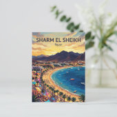 Sharm El Sheikh Egypte Briefkaart (Staand voorkant)