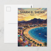 Sharm El Sheikh Egypte Briefkaart (Voorkant / Achterkant)