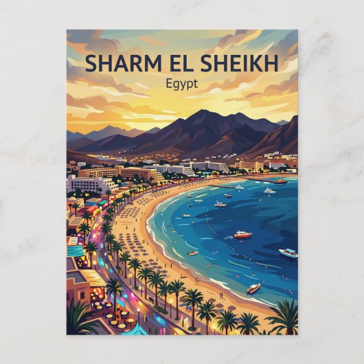 Sharm El Sheikh Egypte Briefkaart (Voorkant)