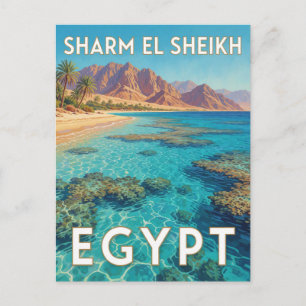 Sharm El Sheikh Egypte Rode Zee Landschap Briefkaart