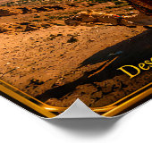 Sharm El Sheikh Egypte Woestijn Zee Reis Avontuur Poster (Hoek)